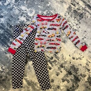 Kids Car Print Pajama Set